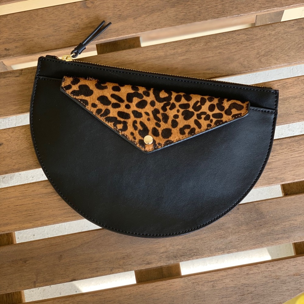 Banana Republic half Moon convertible clutch